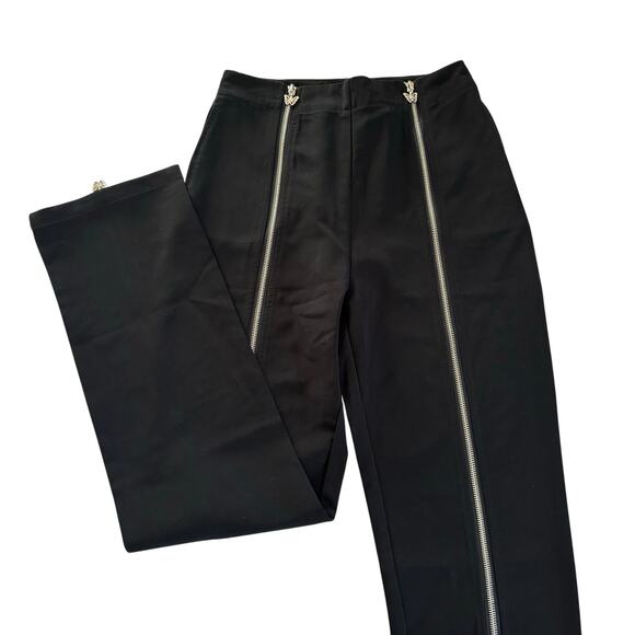 Dolls Kill The Kript Black Butterfly Zipper Pull On Pants Women’s Size Small NWT - Picture 1 of 8